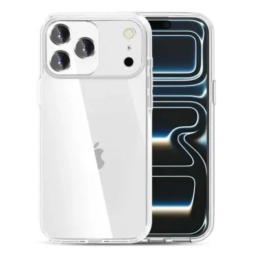 TENOC Phone Case Compatible with iPhone 17 Pro Max & iPhone 18 Pro Max | Anti-Yellowing Protective Bumper Hard Back Cover 6.9 Inch Clear - 1