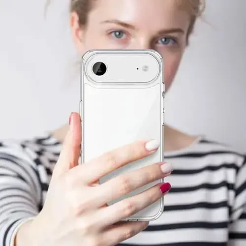 TENOC Phone Case Compatible with iPhone Air, Clear Case Anti-Yellowing Protective Bumper Hard Back Cover for 6.5 Inch - 7