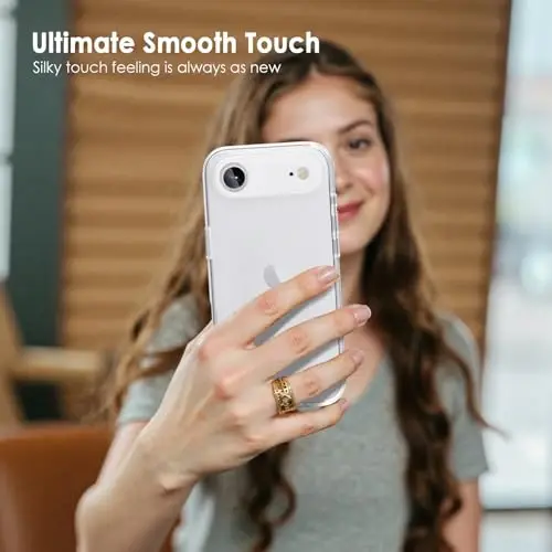 TENOC Phone Case Compatible with iPhone Air, Clear Case Shockproof Protective Bumper Slim Cover for 6.5 Inch - 6