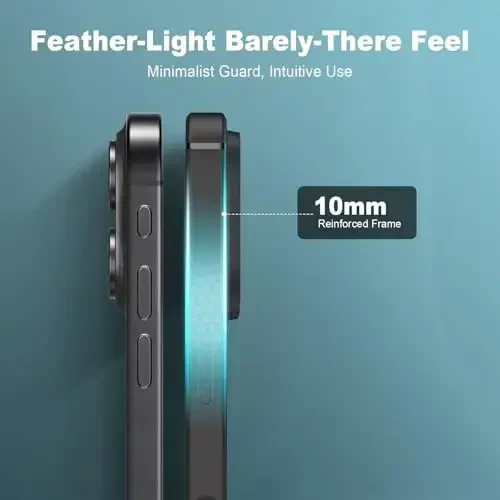 TENOC Phone Case iPhone 16 Plus bilan mos keladi, Qora Chehol Barmoq izlariga qarshi Himoya Bumperi Matte Qopqoq 6.7 dyuym - 6