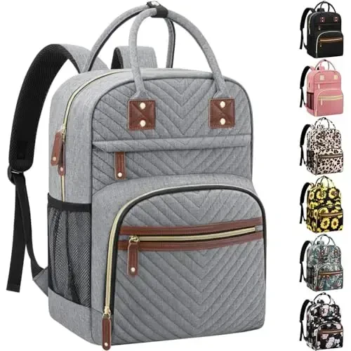 Tenot Diaper Bag Backpack Tote erkaklar uchun izolyatsiyalangan cho'ntaklar bilan chaqaloq o'g'il qizlar uchun yangi tug'ilgan unisex taktik katta hajmli, ko'p funktsiyali suv o'tkazmaydigan kulrang - MODAZONE