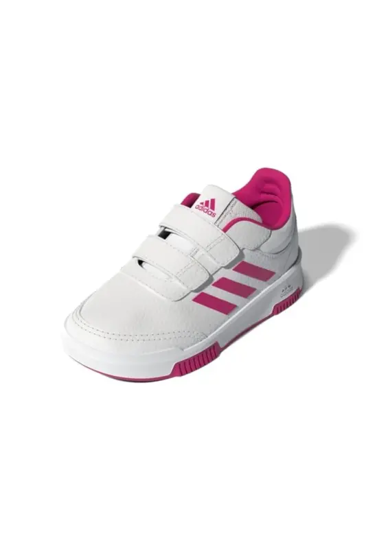 Tensaur Hook and Loop Shoes-Cloud White / Team Real Magenta / Core Black - ADIDAS