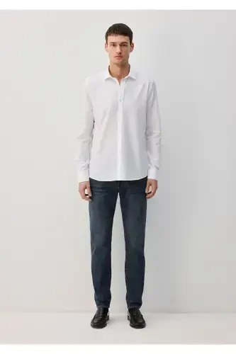 Тенсел TM Белая Рубашка Slim Fit / Узкий Крой 021157 - 3