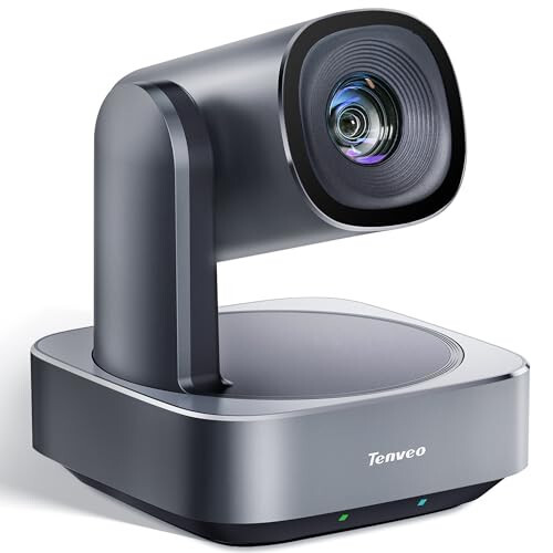 Tenveo VLoop 11X Optik Zoom PTZ Kamera Konferensiya Kamerasi, USB3.0/HDMI FHD 1080P 60FPS, Video Konferensiya Jonli Efir Cherkov Xizmatlari Ibodat Tadbirlari Biznes Uchrashuvlari uchun, Red Dot Dizayn G'olibiga - Tenveo