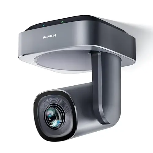 Tenveo VLoop PTZ Kamera, 20X optik zum, keng ko'rish burchagi USB3.0/HDMI Zoom Skype Teams bilan ishlaydi FHD 1080P video konferensiya uchun Red Dot Design Winner (VL20H) - TENVEO