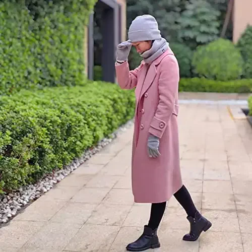 Теплый шарф для зимних женщин и мужчин, вязаный шерстяной шарф-петля, толстый и объемный утеплитель для шеи для холодной погоды U-SY-WS7 - 6