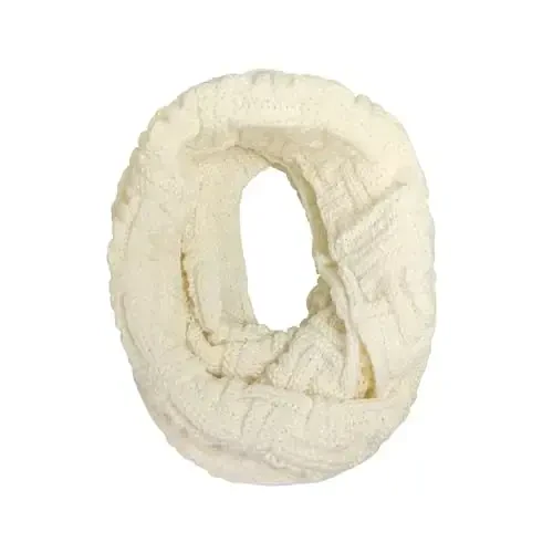 Тёплый шарф для зимы для женщин и мужчин, вязаный шерстяной петлевой бесконечный шарф, толстый и большой шейный платок для холодной погоды U-SY-WS7 - 1