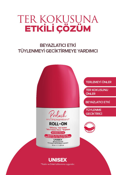 Ter Önleyici Beyazlatıcı Unısex Roll-on - 1