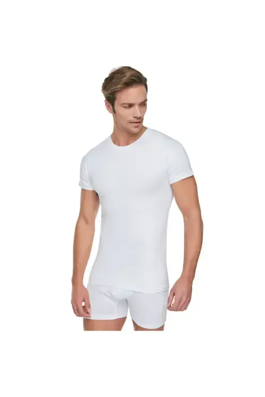 Ter0105 / Passion Crew Neck (6 Pieces) | White-WHITE - 1