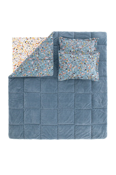 Terazzo Double Triola Sleep Set - Indigo - 4