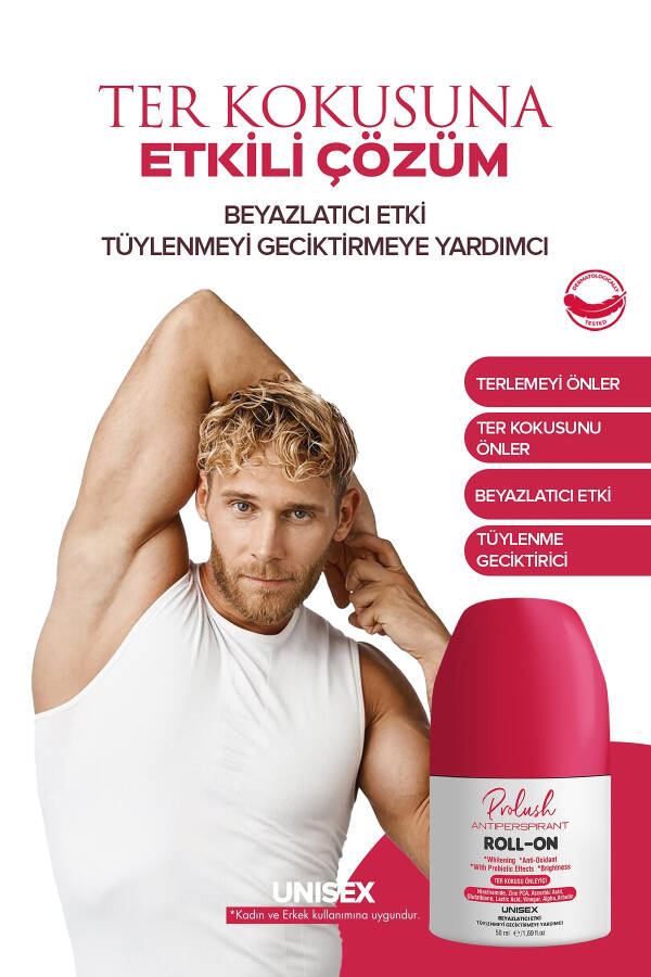 Terga ovqatlantiruvchi oqartiruvchi unisex roll-on - 3