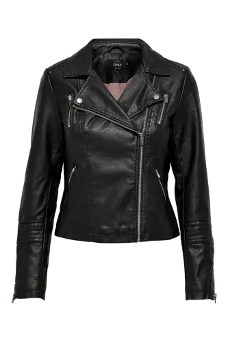 Teri Biker Otw Noos Ayollar Charm Ko'ylagi-Qora2 - ONLY (1)