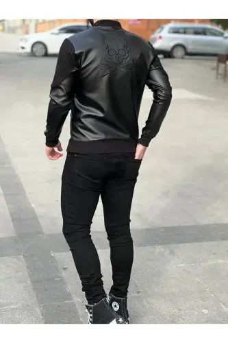 Teri kurtka - Qora - RVS MODA (1)