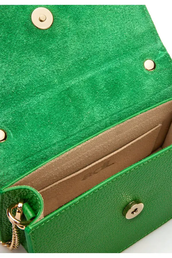 Teri Logotip zanjirli sumka-009 - 3