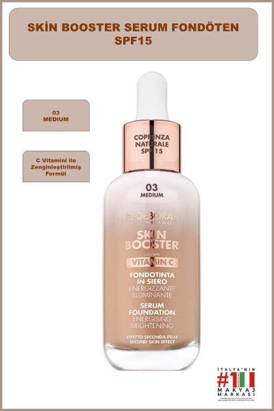Terini Yaxshilaydigan Serum Fondöten 03 - DEBORAH