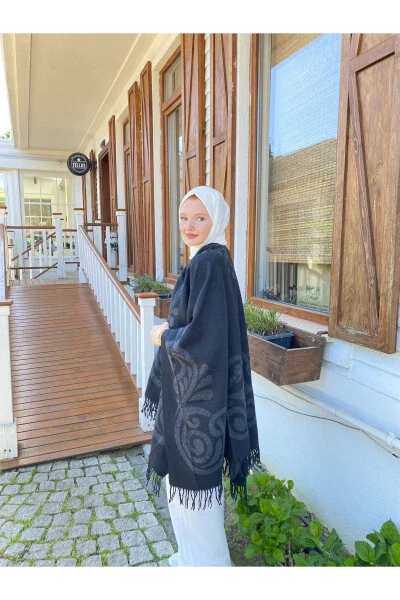 Tes Tesettür Elbise-Gri - PANO (1)