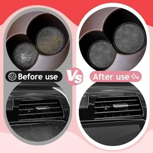 TeSabMi Car Cleaning Gel Car Cleaning Putty Car Putty Car Interior Cleaner Car Slime Car Detailing Kit Car Accessories Gifts for Men Women Stocking Stuffers Red - 5