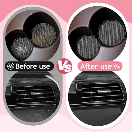 TeSabMi Car Cleaning Gel Car Cleaning Putty Car Putty Car Interior Cleaner Car Slime Car Detailing Kit Car Accessories Gifts for Men Women Stocking Stuffers Pink - 5