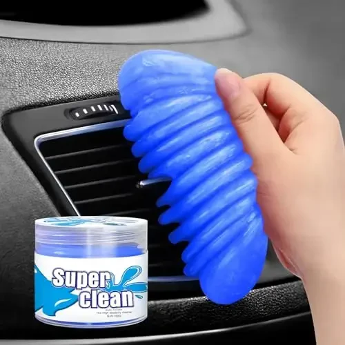 TeSabMi Car Cleaning Gel Car Cleaning Putty Car Putty Car Interior Cleaner Car Slime Car Detailing Kit Car Accessories Gifts for Men Women Stocking Stuffers Blue - 1