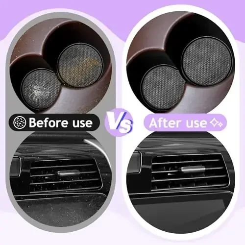 TeSabMi Car Cleaning Gel Car Cleaning Putty Car Putty Car Interior Cleaner Car Slime Car Detailing Kit Car Accessories Gifts for Men Women Stocking Stuffers Purple - 5