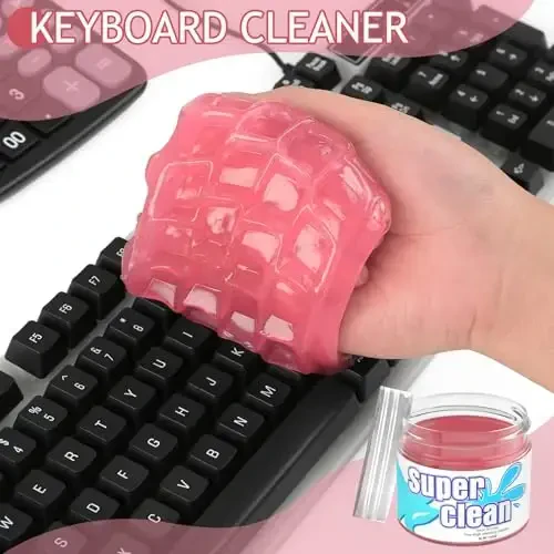 TeSabMi Car Cleaning Gel Car Cleaning Putty Car Putty Car Interior Cleaner Car Slime Car Detailing Kit Car Accessories Gifts for Men Women Stocking Stuffers - 6