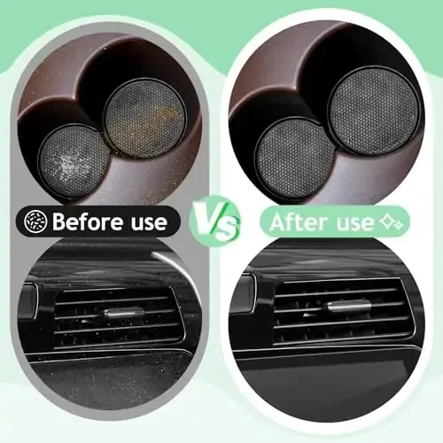 TeSabMi Car Cleaning Gel Car Cleaning Putty Car Putty Car Interior Cleaner Car Slime Car Detailing Kit Car Accessories Gifts for Men Women Stocking Stuffers Green - 5