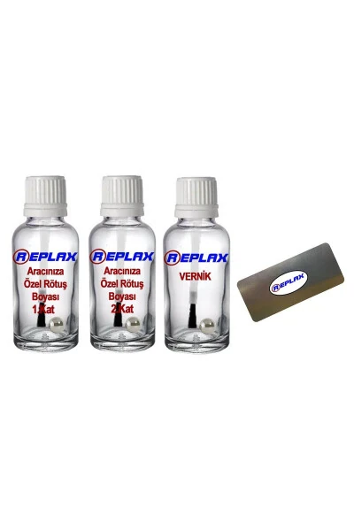 Tesla Model Y Model S Model X Model 3 İnci Beyaz PPSW 2 Kat Rötuş Boyası+vernik+rötüş Çeliği - REPLAX