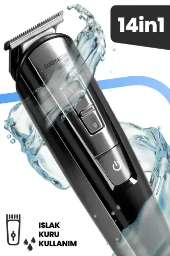 Tetra 11 in 1 Wet Dry Quick Charge Lithium Battery Steel Blade Travel Case Men's Grooming Set - 5