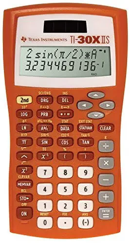 TEXAS INSTRUMENTS 30XIIS Ilmiy/Matematik Hisoblagich - Apelsin - 1