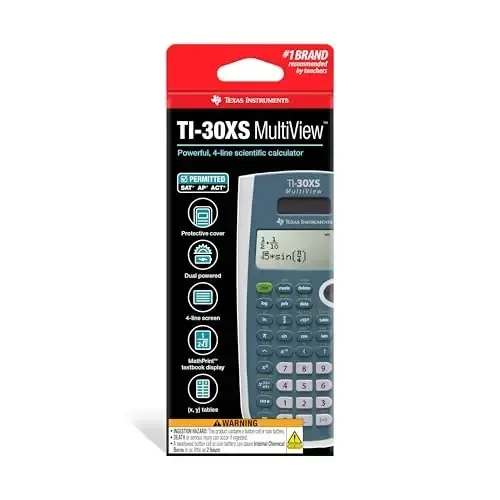 Texas Instruments TI-30XS MultiView Scientific Calculator - 4