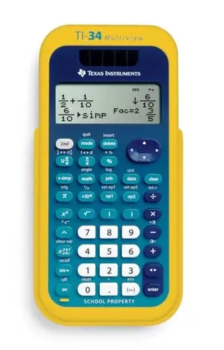 Texas Instruments TI-34 MultiView Scientific Calculator - Teacher Kit (10 pack) - TEXAS INSTRUMENTS