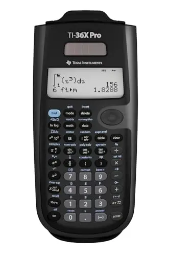 Texas Instruments TI-36X Pro Muhandislik/Ilmiy Hisoblagich | 9,7 Dyum | Qora - 1