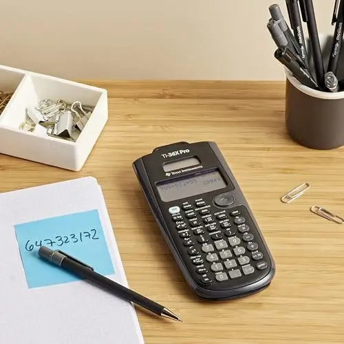 Texas Instruments TI-36X Pro Muhandislik/Ilmiy Hisoblagich | 9,7 Dyum | Qora - 5