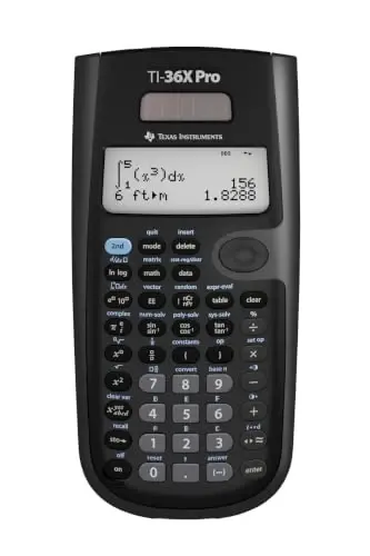 Texas Instruments TI-36X Pro Mühendislik/Bilimsel Hesap Makinesi | 9,7 İnç | Siyah - TEXAS INSTRUMENTS