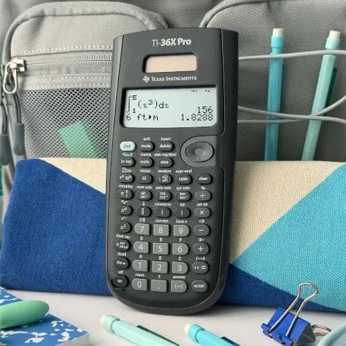Texas Instruments TI-36X Pro Mühendislik/Bilimsel Hesap Makinesi | 9,7 İnç | Siyah - 5