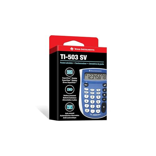 Texas Instruments TI-503 SV standart funktsiyali kalkulyator - 3