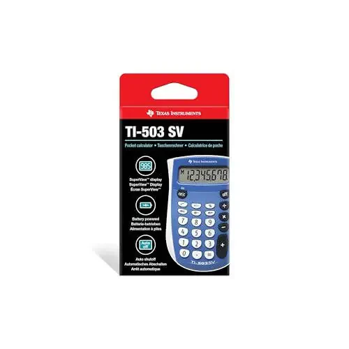 Texas Instruments TI-503 SV standart funktsiyali kalkulyator - 2