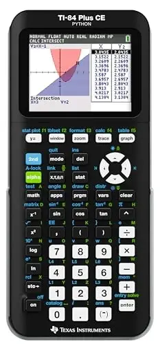 Texas Instruments TI-84 Plus CE Color Graphing Calculator, Black - Texas Instruments (1)