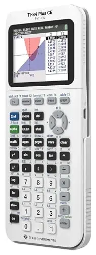 Texas Instruments TI-84 Plus CE Color Graphing Calculator, Bright White - 4