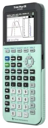 Texas Instruments TI-84 Plus CE Color Graphing Calculator, Mint Small - 4
