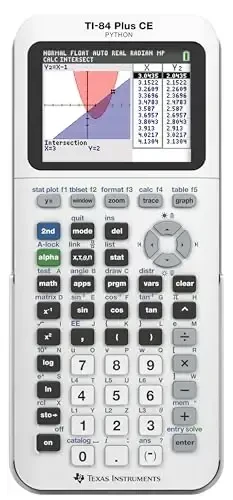 Texas Instruments TI-84 Plus CE rangli grafik kalkulyatori, oq - 2