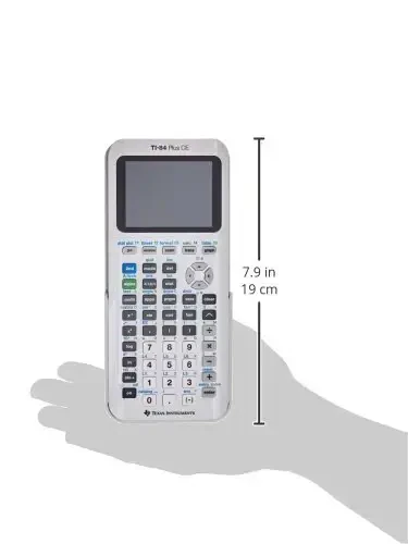 Texas Instruments TI-84 Plus CE rangli grafik kalkulyatori, oq - 6