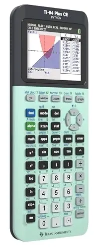 Texas Instruments TI-84 Plus CE Color Graphing Calculator, Mint Small - 3