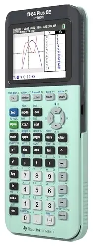 Texas Instruments TI-84 Plus CE Color Graphing Calculator, Mint Small - 4