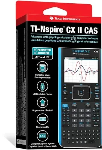 Texas Instruments TI-Nspire CX II CAS Rangli Grafikali Hisoblagichi O‘quvchilar uchun Dasturiy Ta’minot bilan (Shaxsiy Kompyuter/Mac) - 6