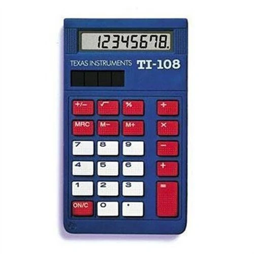Texas Instruments TI108 Single 108/BK/D tomonidan ishlab chiqarilgan Texas Instruments - Texas Instruments