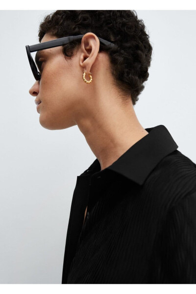 Textured buttoned shirt - 6