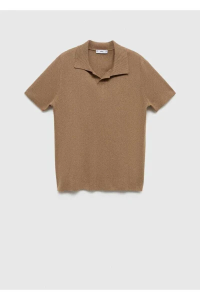 Textured Cotton Polo Shirt - 3
