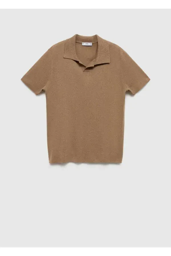 Textured Cotton Polo Shirt - 3