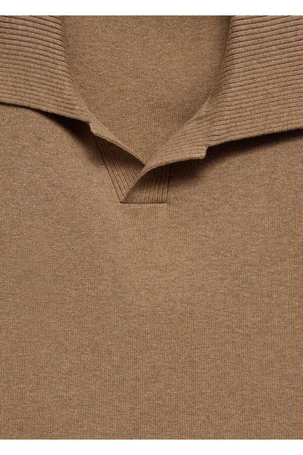 Textured Cotton Polo Shirt - 7